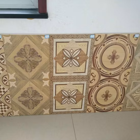 Piso de parquet de madera maciza hecho a mano artístico altamente personalizado personalizado de alta calidad